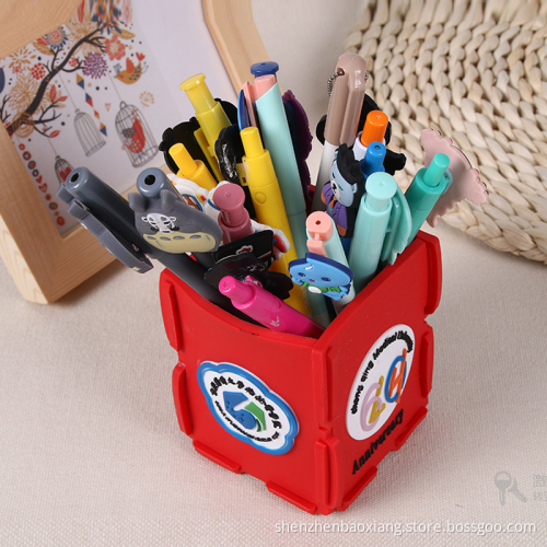 Pvc soft rubber pen holder